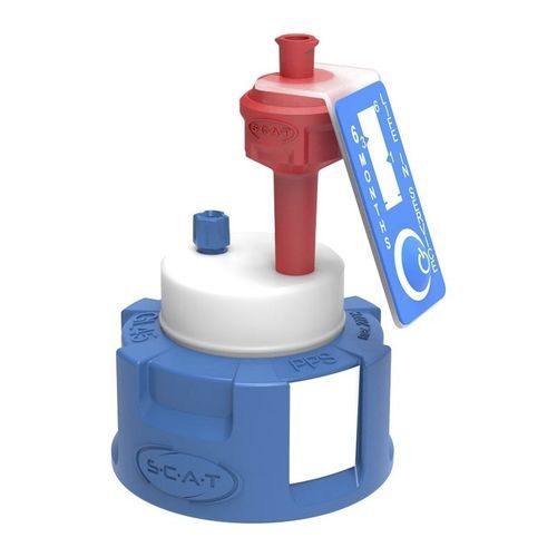 Capuchón roscado - 307019 - S.C.A.T. Europe GmbH - redondo / de PTFE / de PFA