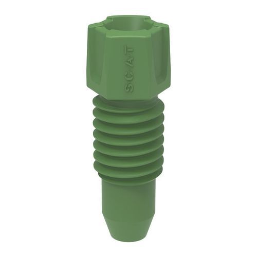 Racor de PFA - 107061 - S.C.A.T. Europe GmbH - para productos químicos / de rosca / UNF
