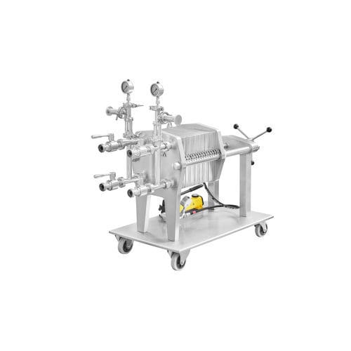 Filtro-prensa de bastidor - Hermetix 200 S - Strassburger Filter GmbH & Co. KG - automática / móvil / para productos químicos