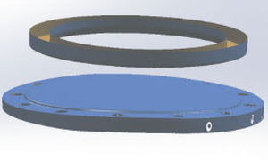 Junta de acero - TEDIMA GmbH - circular / radial / de grandes dimensiones