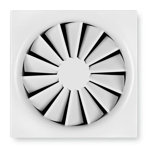Difusor de aire circular - RFD - Trox GmbH - cuadrado / de techo / empotrable