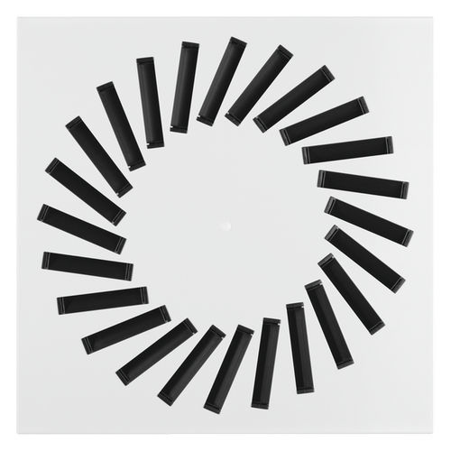 Difusor de aire circular - VDW     - Trox GmbH - cuadrado / de techo / de inducción