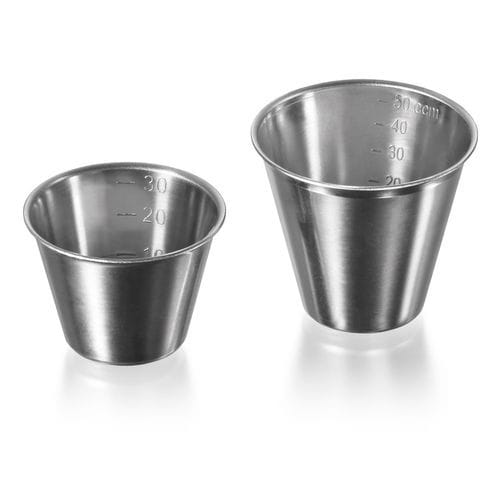 Vaso de precipitados graduado - 430 series - Carl Friedrich Usbeck KG - de acero inoxidable