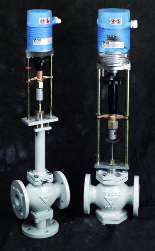 Válvula de control - LH - Vapo Techniek B.V. - de tapón / con actuador eléctrico / con brida