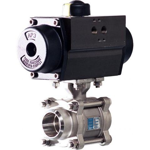 Válvula de bola - S13D / C33D - Vapo Techniek B.V. - con actuador eléctrico / con control neumático / hembra