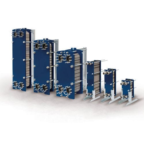 Intercambiador de calor de placas y juntas - VMG series - VAU Thermotech GmbH & Co. KG - líquido-líquido / de acero / de baja presión