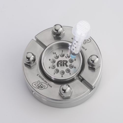 Jeringa de toma de muestras - TK series - AERRE INOX Srl - para producto sensible a la luz / de plástico duradero