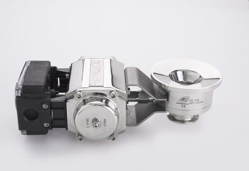Válvula de mariposa - VFF series - AERRE INOX Srl - manual / neumática / de cierre