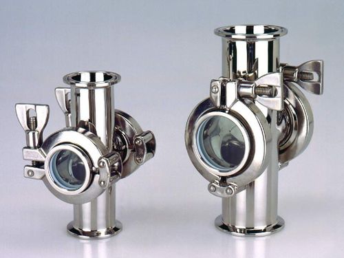 Ventanilla de observación para aplicaciones industriales - SLH series - AERRE INOX Srl - de acero inoxidable
