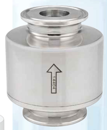 Válvula de retención de acero inoxidable - VR-BIO - AERRE INOX Srl - de muelle