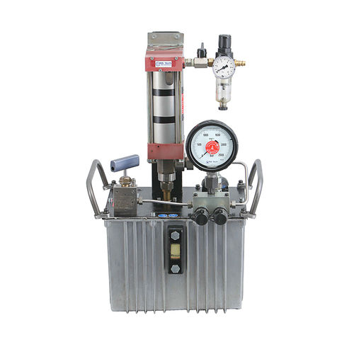 Grupo hidroneumático con motor eléctrico - AS Tech Industrie- und Spannhydraulik GmbH - para tensor de tornillos / móvil