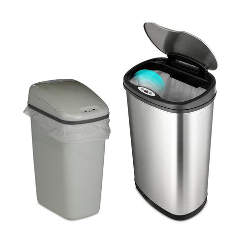 Cubo de basura de polipropileno - F13202 series - Bel-Art Products - de acero inoxidable / para residuos peligrosos / para residuos médicos