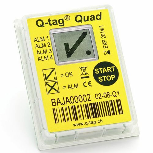 Indicador de temperatura - Q-tag Quad - Berlinger & Co. AG - de lectura directa