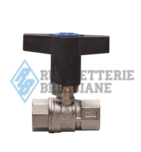 Válvula de bola - SUPER-SFER 1630 - BONOMI GMBH - manual / para agua / hembra-hembra