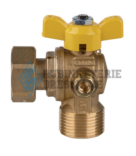 Válvula de bola - 9079 - BONOMI GMBH - manual / para gas / macho-hembra