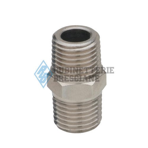 Empalme de metal - R 250 series - BONOMI GMBH - roscado / hexagonal / recto