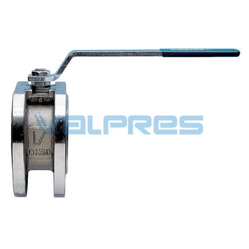 Válvula de bola - 720225 series - BONOMI GMBH - de palanca / con brida / wafer