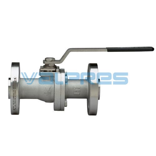 Válvula de bola - 68J401 series - BONOMI GMBH - de palanca / con brida / de acero inoxidable