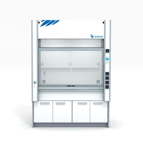 Campana de extracción de laboratorio - BECOME D - Burdinola Deutschland GmbH - de aspiración química / de pie / de acero inoxidable