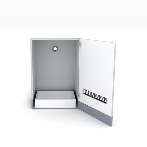 Armario para residuos de laboratorio - Burdinola Deutschland GmbH - de almacenamiento / montaje bajo banco de trabajo / de puerta simple