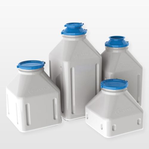 Botella para la industria farmacéutica - Ezi-Dock Systems Ltd. - para líquido / de almacenamiento / de PEAD