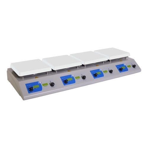 Agitador de laboratorio múltiple - F840 - FALC Instruments S.r.l. - magnético / analógico / de placa caliente