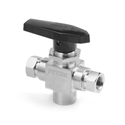 Válvula de bola - BFSS-FNS4-P-3DL-LT - FITOK GmbH - manual / hembra / de PEEK