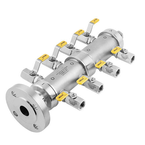 Manifold multivía - AHSS-AM16-8FNS8-FNS8 - FITOK GmbH - de acero inoxidable / de distribución / hembra