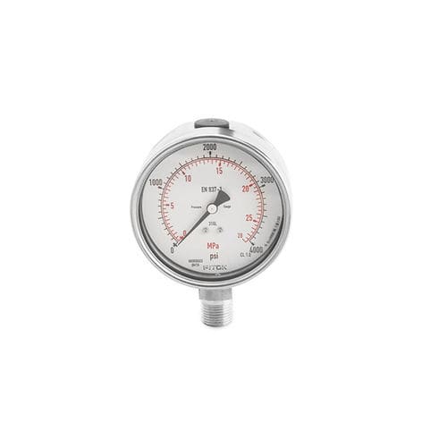 Manómetro absoluto - GA-63-NS4-4000PB - FITOK GmbH - de esfera / roscado / de acero inoxidable