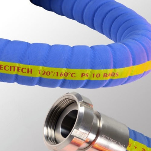 Manguera para productos alimentarios - DEPOTAL® ANNELE - GECITECH SAS - de EPDM / de acero / sintética