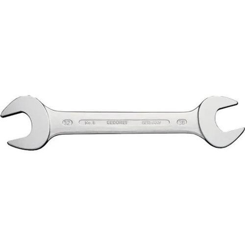 Llave abierta de acero - 0015073826 - GEDORE Tool Center KG - de cromo / doble