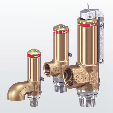 Válvula de seguridad para gas - 2480 series - Goetze KG - para conducto / roscado