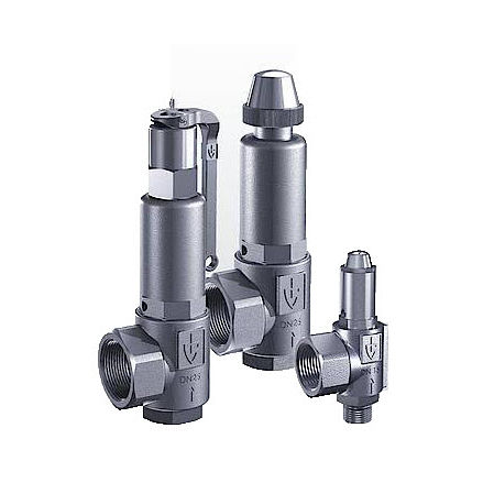 Válvula de seguridad para agua caliente - 451bHF series - Goetze KG - roscado