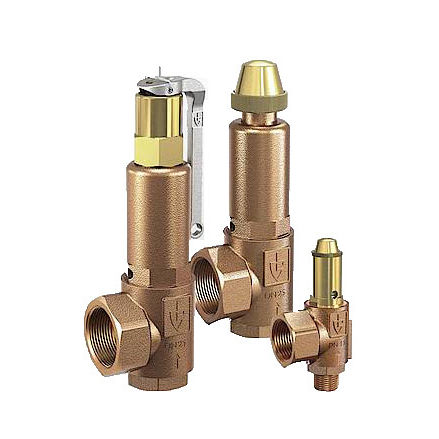 Válvula de seguridad para vapor - 851bH series - Goetze KG - para agua caliente / roscado