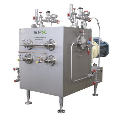 Intercambiador de calor de superficie rasqueteada - GS Perfector 125 - Gerstenberg Schröder - gas-gas / de acero inoxidable / de plástico