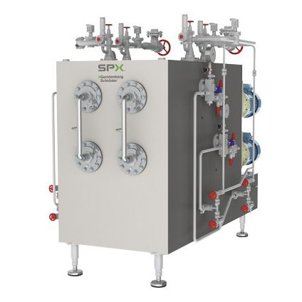 Intercambiador de calor de superficie rasqueteada - GS Perfector 150 - Gerstenberg Schröder - gas-gas / de acero inoxidable / de plástico