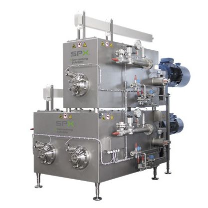 Intercambiador de calor de superficie rasqueteada - Kombinator® 250L - Gerstenberg Schröder - gas-gas / de acero inoxidable / para la industria agroalimentaria