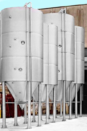 Depósito de cerveza - DELLA TOFFOLA GROUP - de acero inoxidable / de fondo cónico / de fermentación