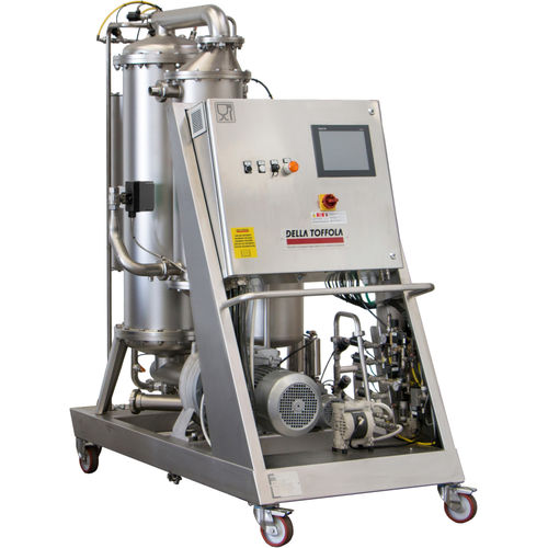 Filtro para alimentos líquidos y bebidas - DELLA TOFFOLA GROUP - de membrana / de cerámica / móvil