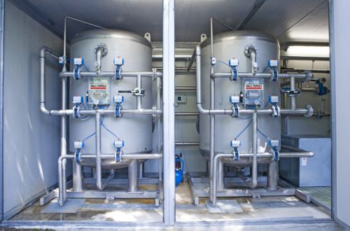 Unidad de filtración de arena - DELLA TOFFOLA GROUP - para agua potable / de acero inoxidable / a medida