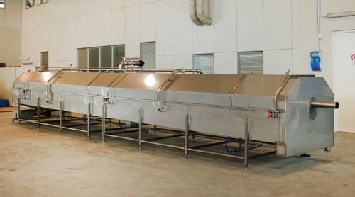 Túnel para limpieza automático - DELLA TOFFOLA GROUP - para productos lácteos / de acero inoxidable / con secador