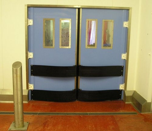 Puerta abatible - S series - Dortek Ltd. - de PRFV / para interior / industrial