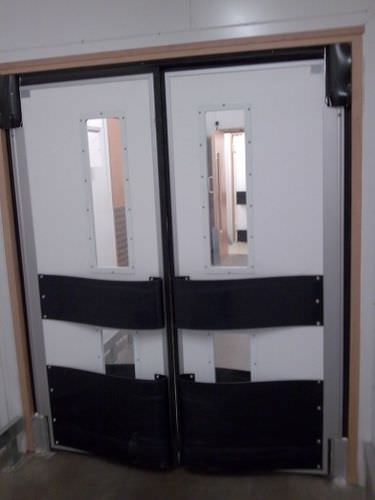 Puerta abatible - R series - Dortek Ltd. - de PRFV / para aplicaciones higiénicas / industrial