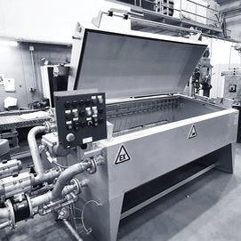 Máquina de lavado por aspersión - CLEANmaX - D.W. Renzmann Apparatebau - de disolvente / automática / de pieza