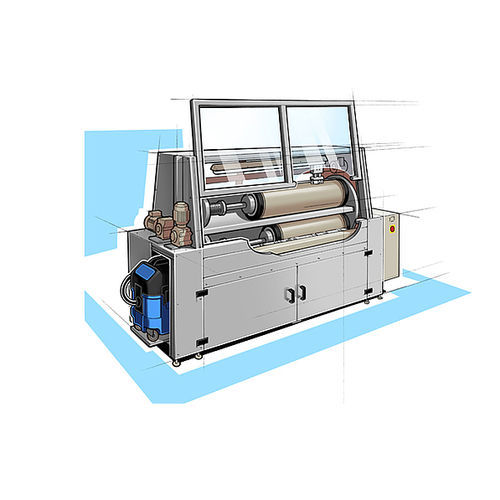 Máquina de lavado de disolvente - D.W. Renzmann Apparatebau - de cepillo / automática / de marcos