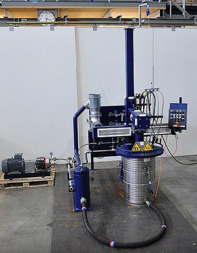 Máquina de lavado por aspersión - SP - D.W. Renzmann Apparatebau - de disolvente / automática / robusta