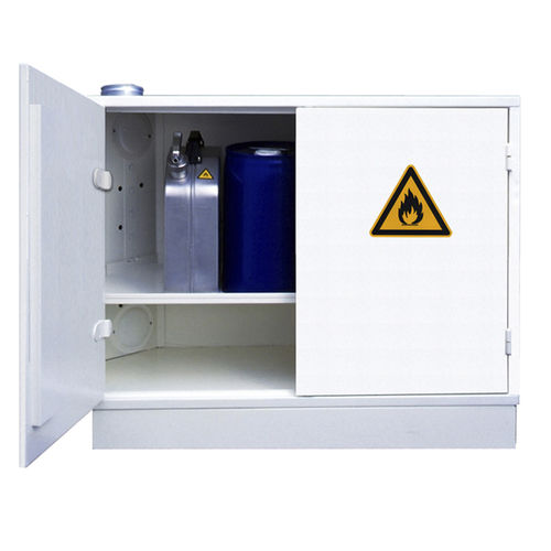 Armario de almacenamiento - SV50 - Ecosafe S.A. - de seguridad / montaje bajo banco de trabajo / con estantes