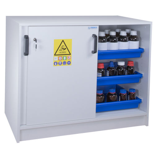 Armario para ácidos y bases - APC113+ - Ecosafe S.A. - de almacenamiento / de seguridad / de suelo