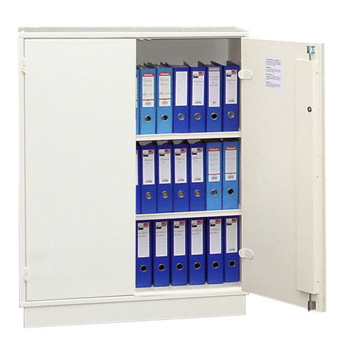 Armario de oficina - AD1204 - Ecosafe S.A. - de suelo / con estantes / con puertas dobles