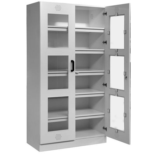 Armario de seguridad - AA220V - Ecosafe S.A. - de suelo / con puertas dobles / de puertas batientes